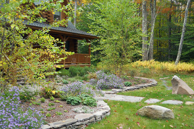 This is an example of a rustic landscaping in New York.