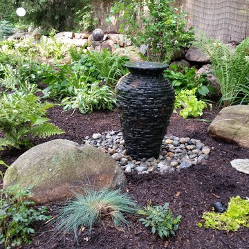 Landscape Design and Build Backyard Water Feature