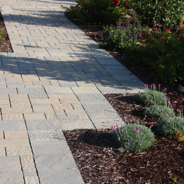 Landscape Design and Hardscape Design Paver walkway