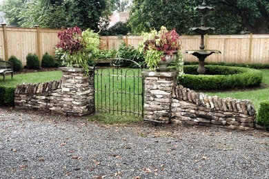 This is an example of a large traditional brick landscaping in Nashville.