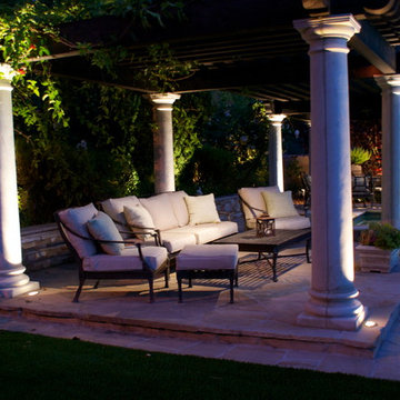 Landscape Lighting - Beautiful Backyard in Palos Verdes Estates, CA