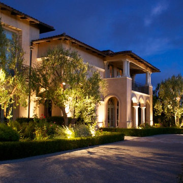 Landscape Lighting - Beautiful home in Palos Verdes Estates, CA