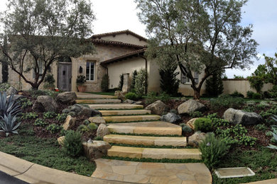 Photo of a mediterranean landscaping in Orange County.