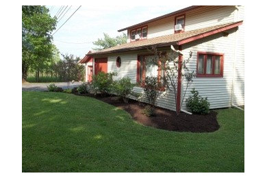 This is an example of a traditional landscaping in New York.