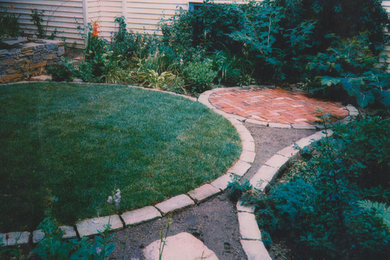 This is an example of a front yard landscaping in Portland Maine.
