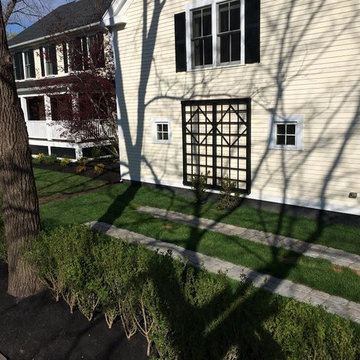 Landscaping with Ribbon Driveway