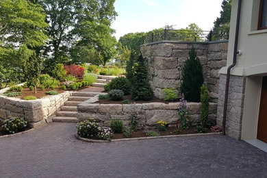 This is an example of a traditional landscaping in Bridgeport.