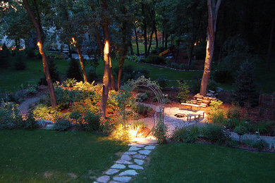 Lighting Small Sunken Garden