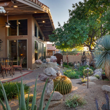 Living Room and Back Yard Oasis