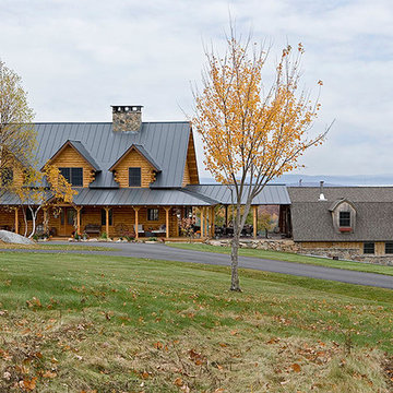 Log Homes & Cabins - Coventry Log Homes - The Athens