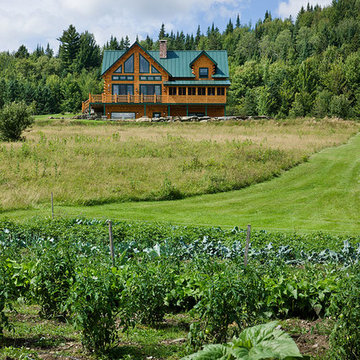 Log Homes & Cabins - Coventry Log Homes - The Bear Rock