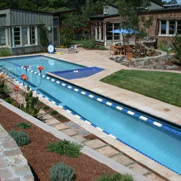Los Altos Hills Contemporary Pool & Landscape