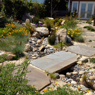 Photo of a contemporary water fountain landscape in Other.