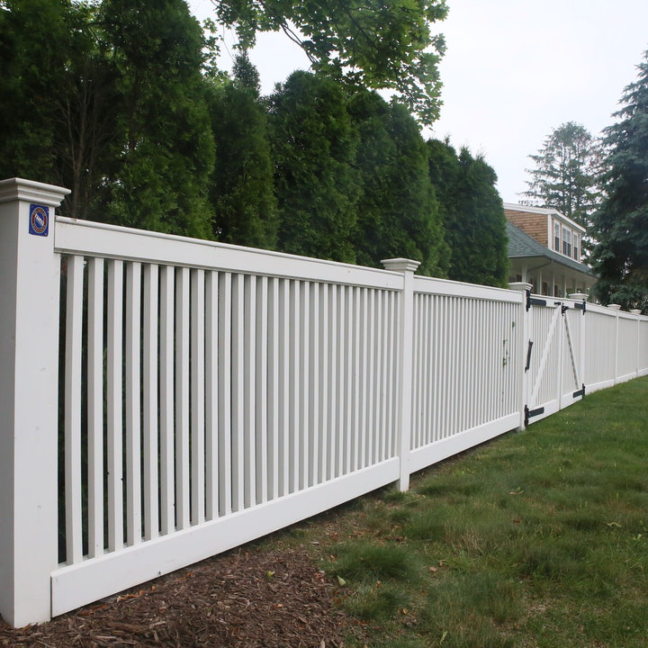 White Wood Fence | Houzz