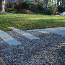 driveway and landscaping