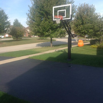 Mageshwaran S's Pro Dunk Silver Basketball System on a 40x18 in Geneva, IL