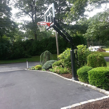 Manish C's Pro Dunk Gold Basketball System on a 20x24 in Woodbury, NY
