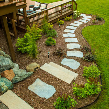 Maple Creek Lake Home- paver walkway