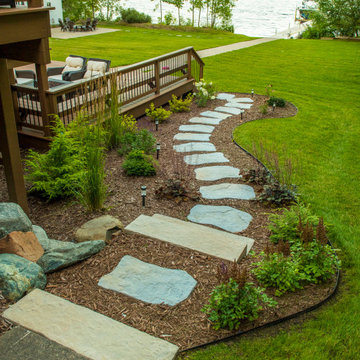 Maple Creek Lake Home- stepping stones