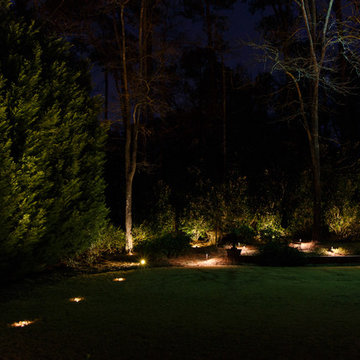 Marietta, GA House and Backyard Lighting Project #3