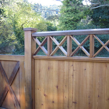 Marin Ave House - Fence & Gate Detail