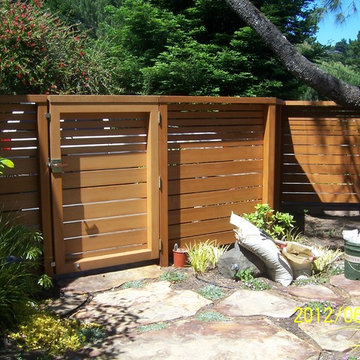 Marin County Contemporary Fence and Gate
