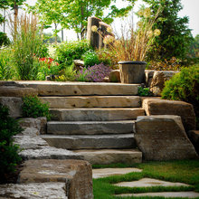 Backyard Stone Steps - Ideas