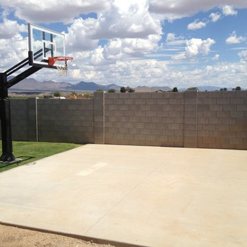Mark S's Pro Dunk Gold Basketball System on a 18x20 in Thatcher, AZ