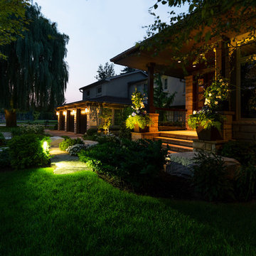 Markham Outdoor Lighting Redesign - View After Conscape
