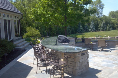 Inspiration for a transitional patio remodel in Milwaukee