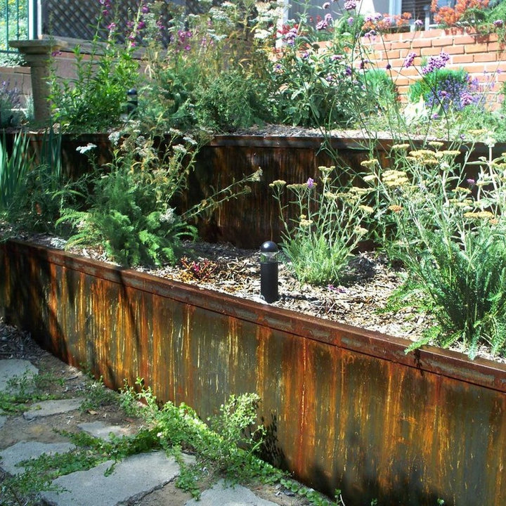 Steel Retaining Wall Houzz