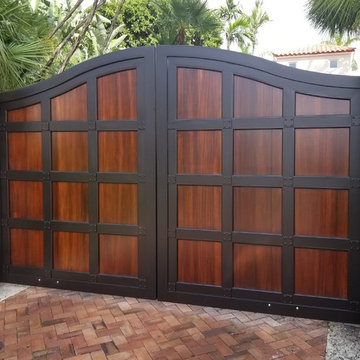 Miami Beach Custom Metal and Wood Gates