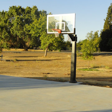 Michael B's Hercules Diamond Basketball System on a 50x40 in Madera, CA