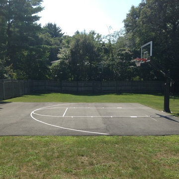 Michael O's Pro Dunk Platinum Basketball System on a 36x36 in Weymouth, MA
