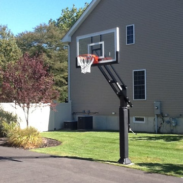 Michael S's Pro Dunk Gold Basketball System on a 28x24 in Mt Laurel, NJ