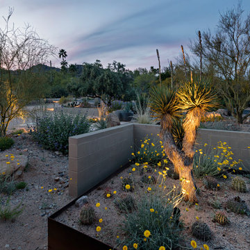 Mid-Centurty Ranch | Front Planter Detail