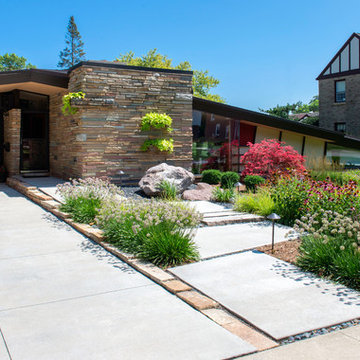 Mid century Front Landscape - Racine