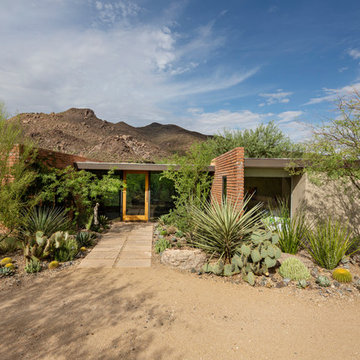 Mid-Century in Carefree | Front Yard Entry