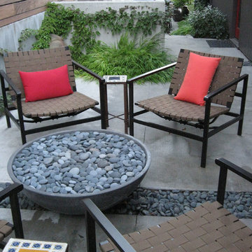 mid-century modern with an asian flare