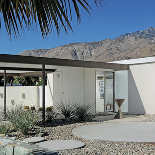 This is an example of a mid-century modern landscaping in Los Angeles.