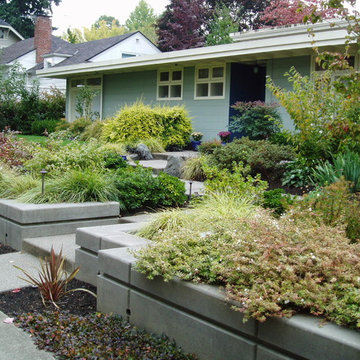 Midcentury Style Concrete Walls