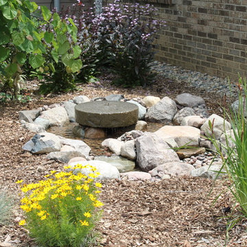 Mill Stone Water Feature in Ann Arbor, MI