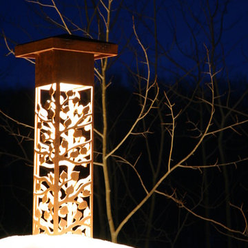 Minneapolis Breathtaking Obelisk and Bollard Outdoor Lighting
