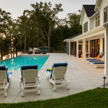 Minnesota Family Lakehouse Landscape