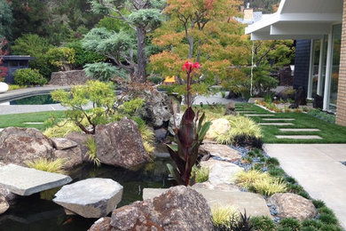 サンフランシスコにあるアジアンスタイルのおしゃれな庭の写真