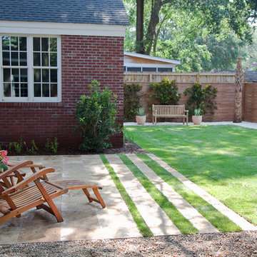 modern backyard patio