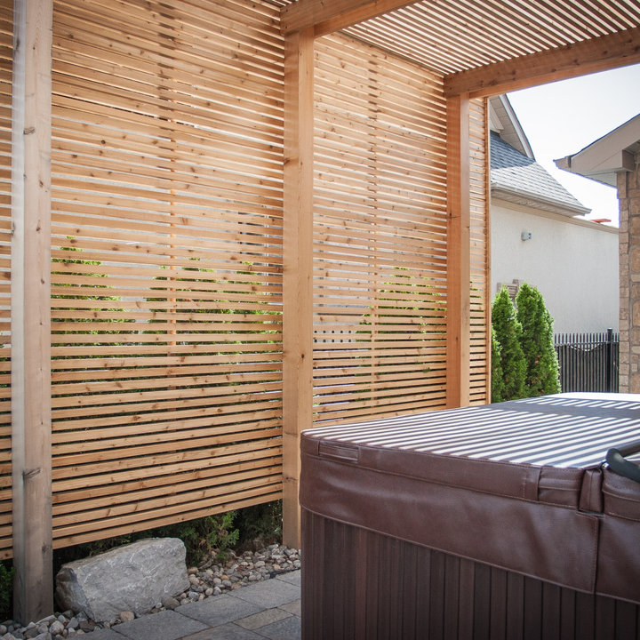 Pergola Privacy Screen Photos & Ideas Houzz