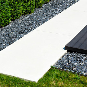 Modern Concrete Walk - Racine