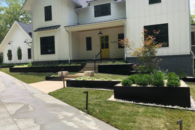 This is an example of a farmhouse landscaping in Indianapolis.