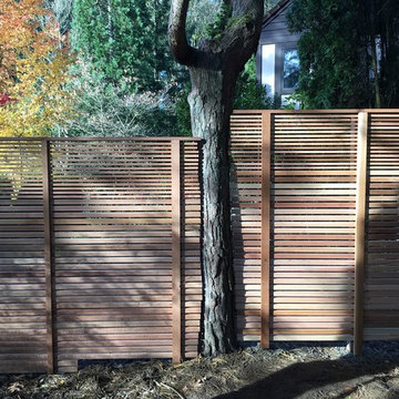 Modern Fence in NW Portland